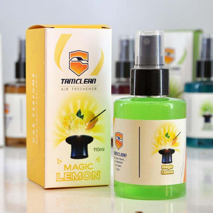 اسپری خوشبو کننده خودرو تام کلین مدل مجیک لمن کد TC-FL110NFS حجم 110 میلی لیتر