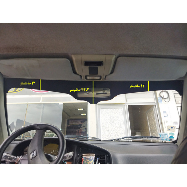 برچسب آفتابگیر شیشه جلو مدل SPORT GLASS مناسب برای پژو 405