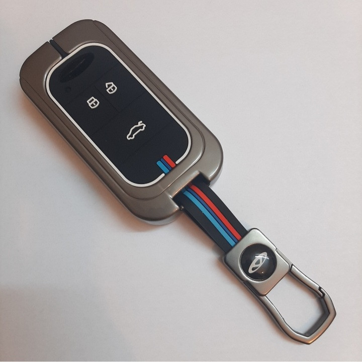 کاور ریموت و سوئیچ خودرو دیاموند شاپینگ مدل DS-ARRIZO6-METAL-logo مناسب برای چری تیگو آریزو 6