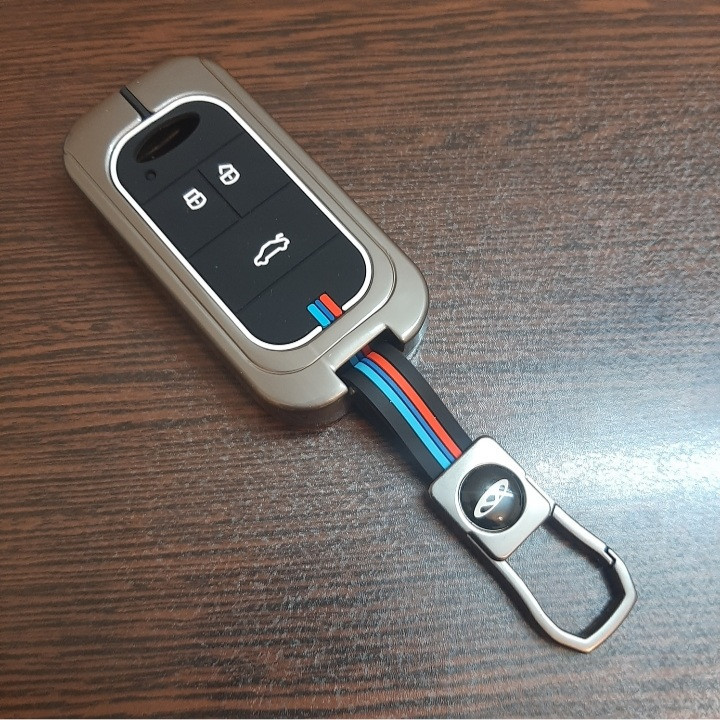 کاور ریموت و سوئیچ خودرو دیاموند شاپینگ مدل DS-ARRIZO6-METAL-logo مناسب برای چری تیگو آریزو 6