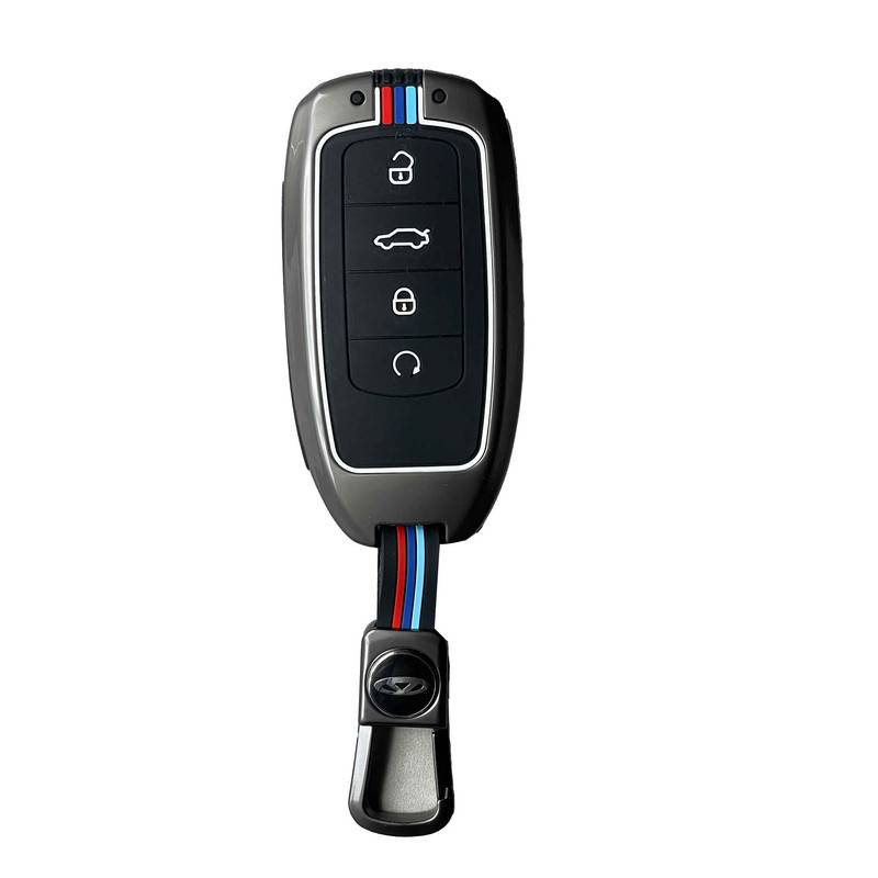 قاب ریموت و جاسوئیچی فلزی خودرو چیکال مدل P-895 مناسب برای تیگو 8 پرو