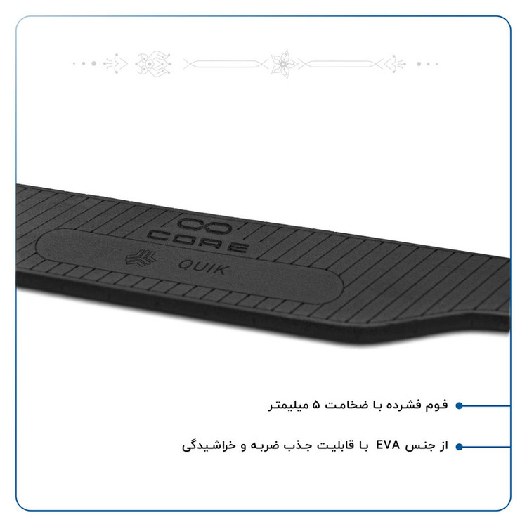 محافظ گوشه سپر خودرو ماهوت مدل CORE-B مناسب برای سایپا QUIK مجموعه 2 عددی