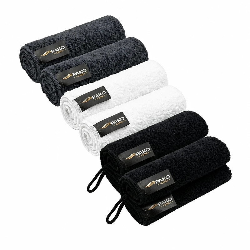دستمال نظافت خودرو پاکو مدل MPAK3IN1 سایز 30×30 سانتی‌متر بسته 6 عددی