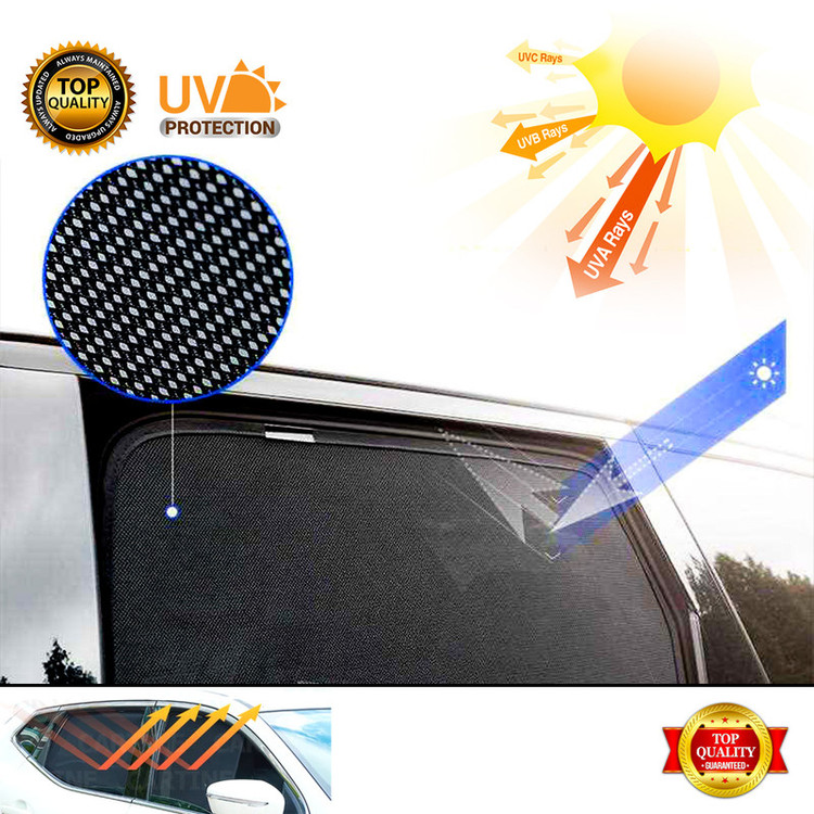 آفتاب گیر خودرو مدل PRO UV مناسب برای سمند LX مجموعه 4 عددی