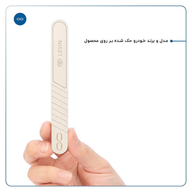 محافظ لبه آینه خودرو ماهوت مدل AURA-W مناسب برای تویوتا LEVIN مجموعه 2 عددی