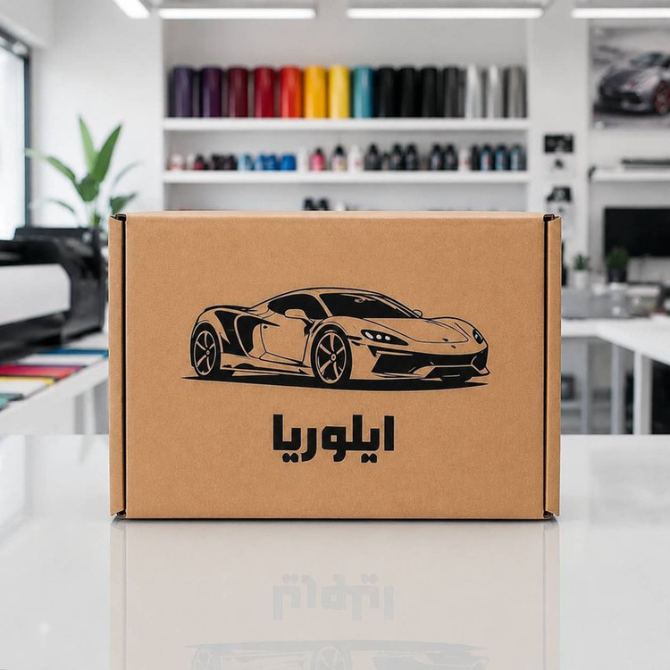برچسب شیشه خودرو ایلوریا طرح تویتا کد 02
