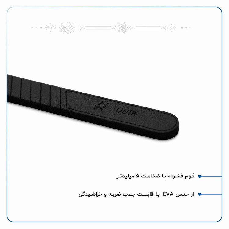 محافظ لبه آینه خودرو ماهوت مدل AURA-B مناسب برای سایپا QUIK مجموعه 2 عددی