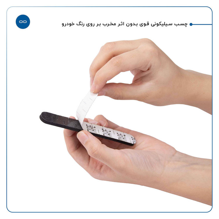 محافظ لبه آینه خودرو ماهوت مدل AURA-B مناسب برای سایپا QUIK مجموعه 2 عددی