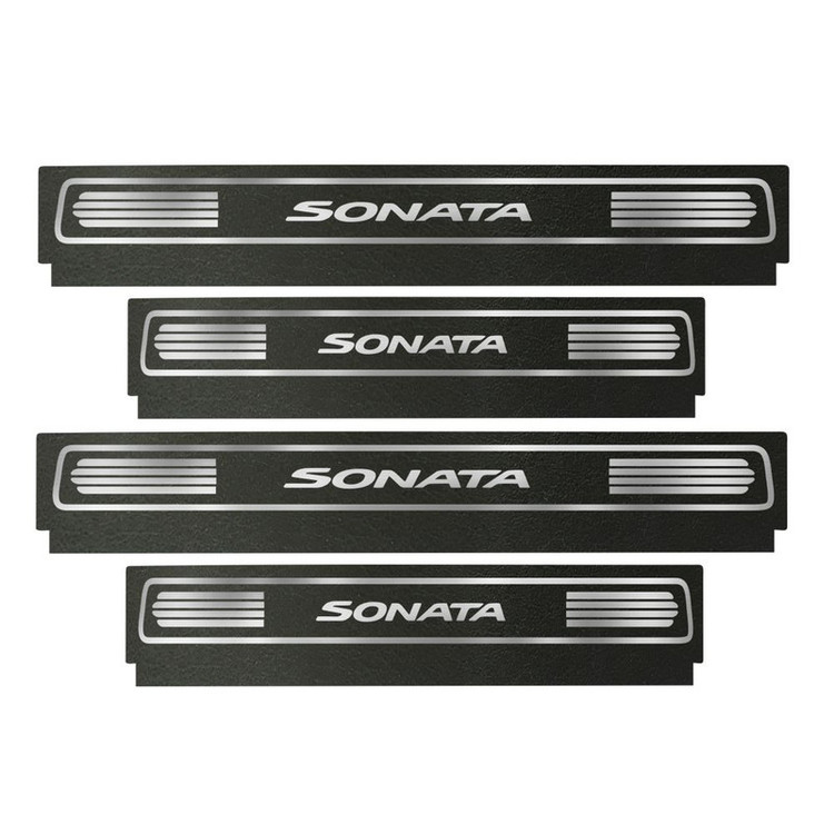 برچسب پارکابی خودرو مهدیار طرح چرم کد SP150 مناسب برای سوناتا بسته 4 عددی