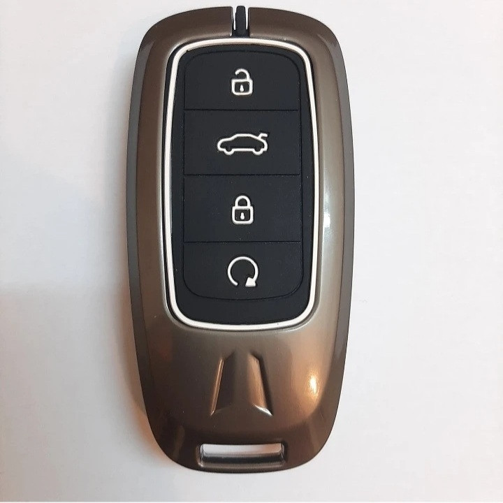 کاور سوییچ خودرو دیاموند شاپینگ مدل DS-Tiggo-8PRO-logo-metal مناسب برای چری تیگو 8 پرو