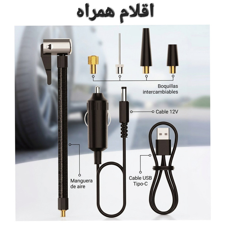 کمپرسور هوا شارژی ۵۵وات 150psi ایرویگو مدل V8