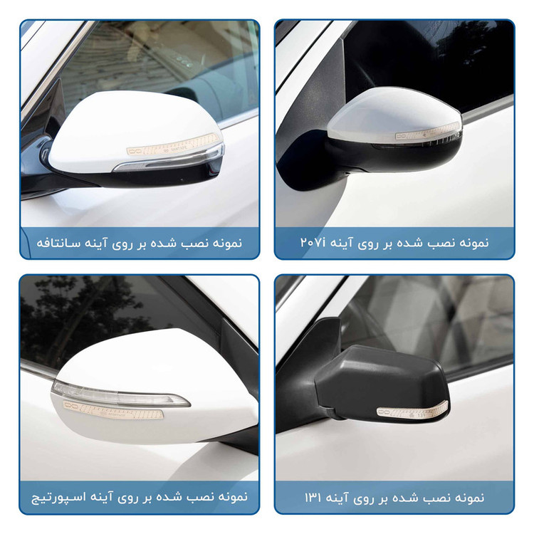 محافظ درب، سپر و آینه خودرو ماهوت مدل CORE-Wمناسب برای نیسان JOKE مجموعه 12 عددی