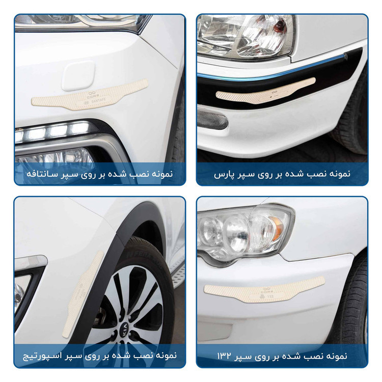 محافظ درب، سپر و آینه خودرو ماهوت مدل CORE-Wمناسب برای نیسان JOKE مجموعه 12 عددی