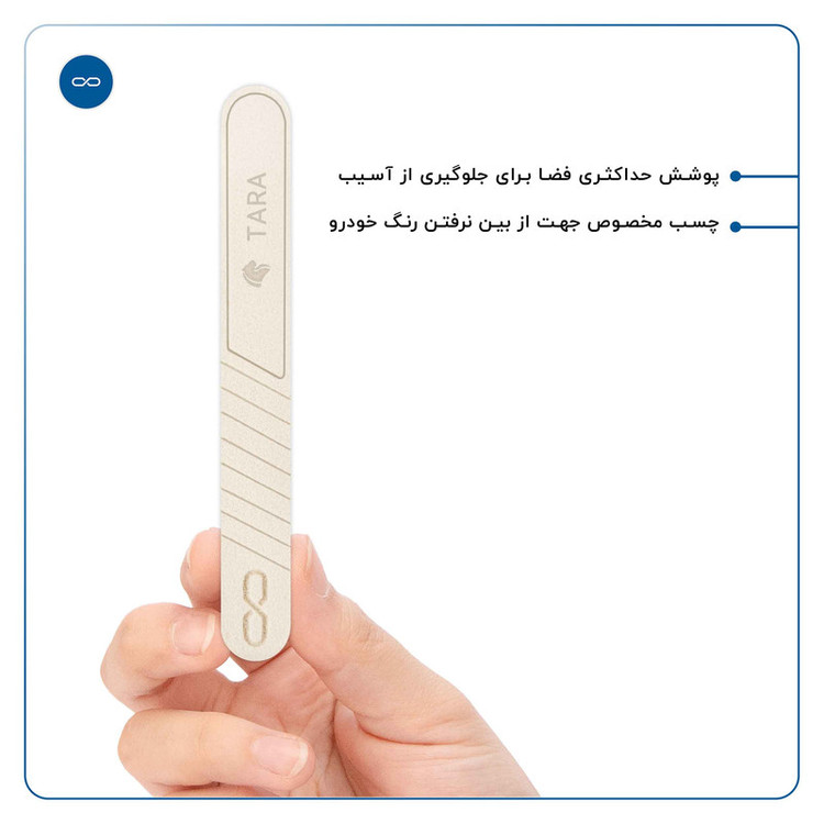 محافظ درب، سپر و آینه خودرو ماهوت مدل AURA-Wمناسب برای ایرانخودرو TARA مجموعه 12 عددی