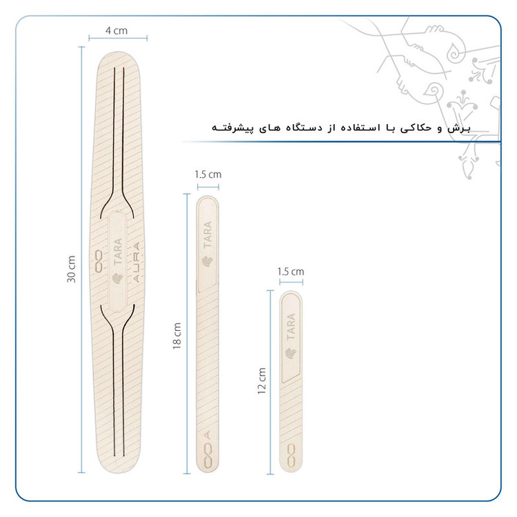 محافظ درب، سپر و آینه خودرو ماهوت مدل AURA-Wمناسب برای ایرانخودرو TARA مجموعه 12 عددی