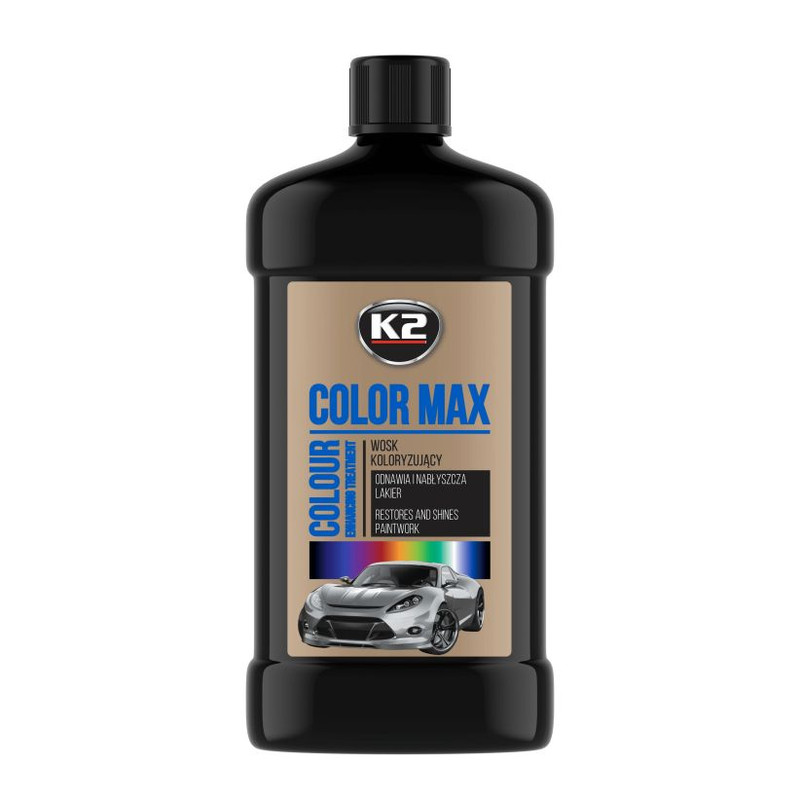 پولیش واکس خودرو کی‌تو مدل COLOR MAX CZARNY K025CA حجم 500 میلی‌لیتر
