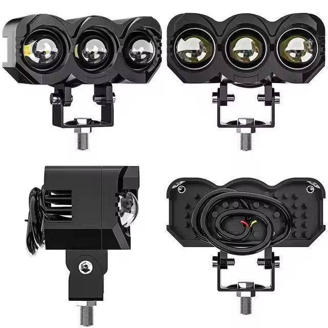 پروژکتور آفرودی موتور سیکلت و خودرو مدل MLX3 بسته دو عددی