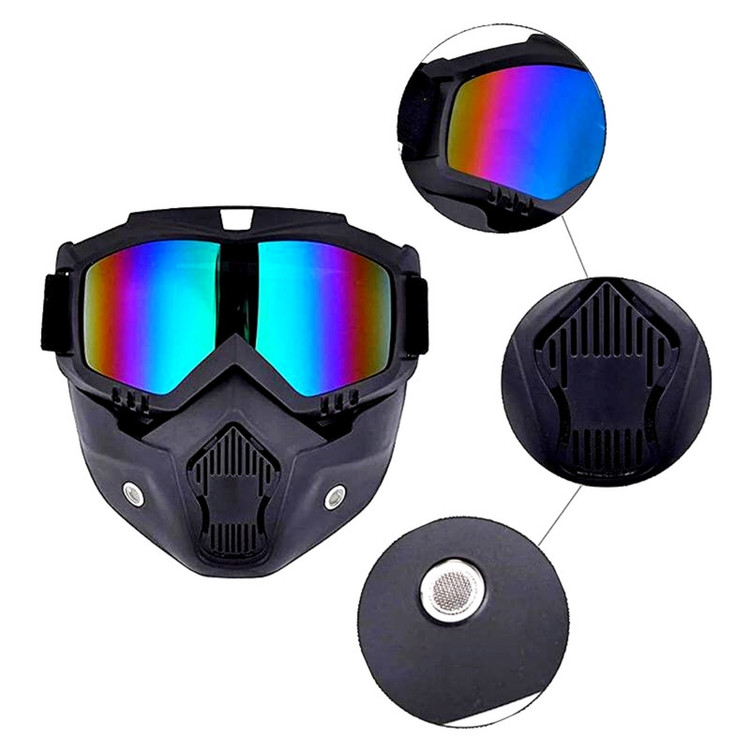 عینک موتور سواری مدل goggles کد HT-09