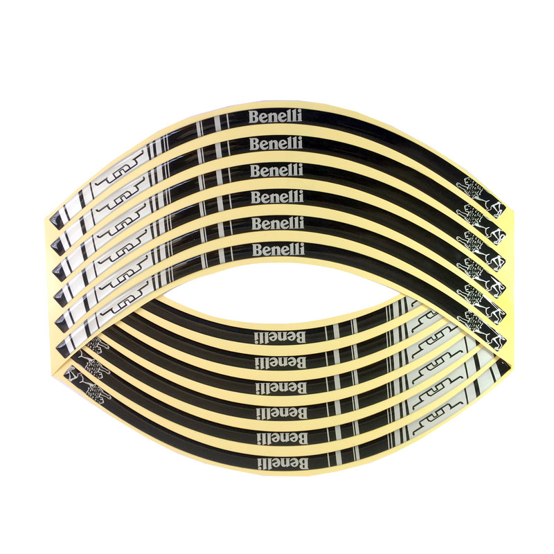 برچسب رینگ موتور سیکلت مدل BL01 بسته 12 عددی
