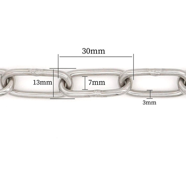 زنجیر گالوانیزه مدل 4mm طول 1 متر
