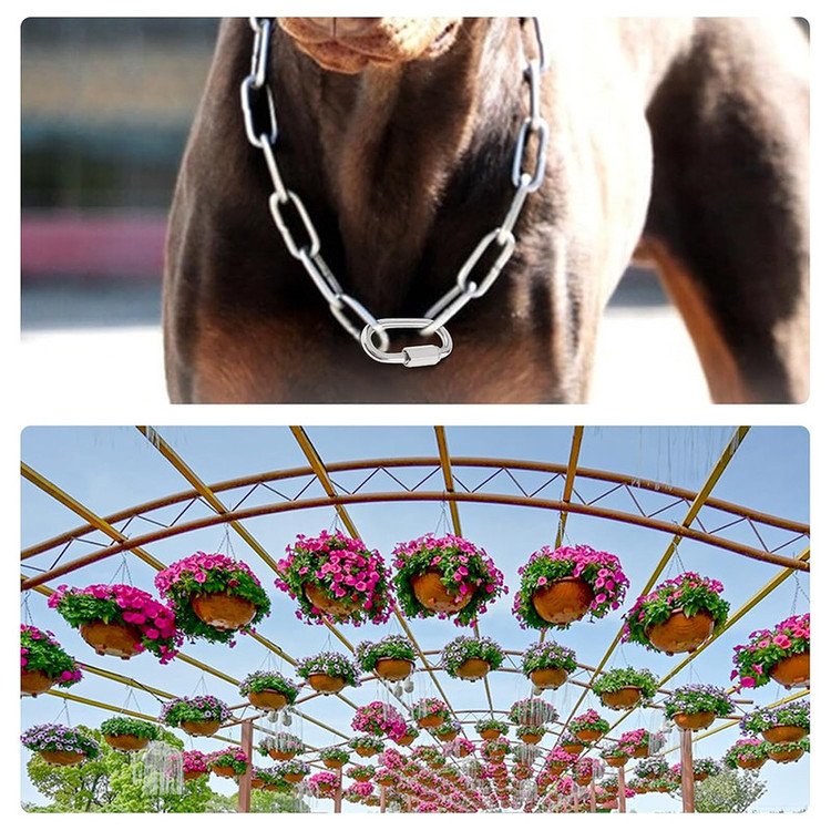 زنجیر گالوانیزه مدل 4mm طول 1 متر