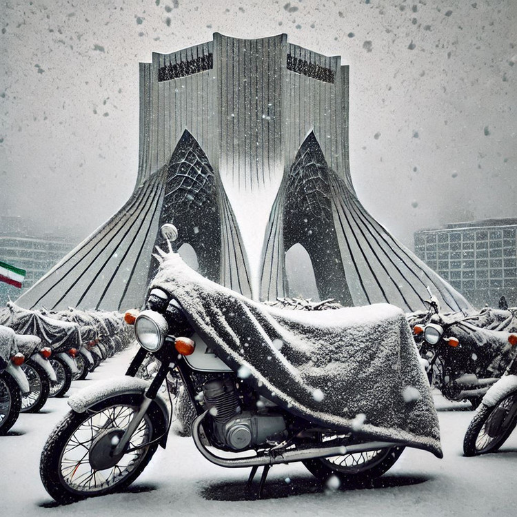 چادر موتور سیکلت ساکا مدل شمعی مناسب برای پالس NS