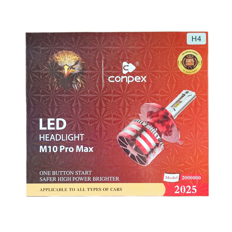 لامپ خودرو کانپکس مدل M10 PRO MAX پایه H4 بسته دو عددی
