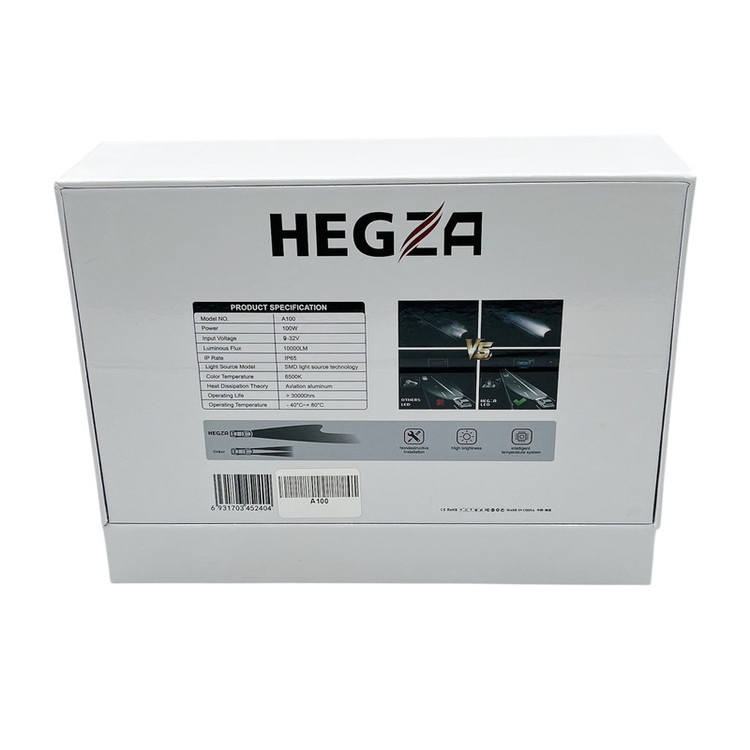 هدلایت لامپ خودرو مدلZIMMER HEGZA A100 پایه H7 بسته دو عددی
