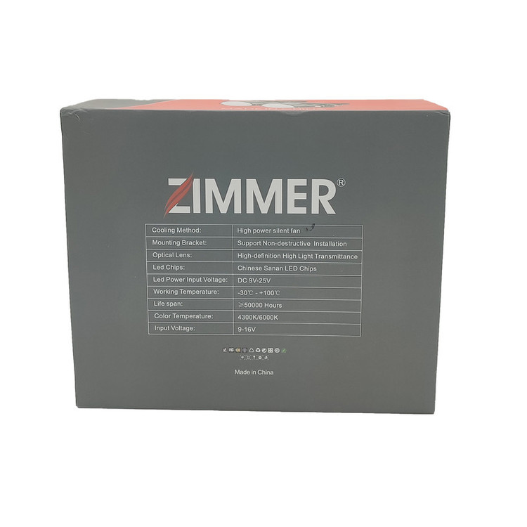 لنز چراغ خودرو دو حالته زیمر مدل L25-6000K BI-LED بسته دو عددی
