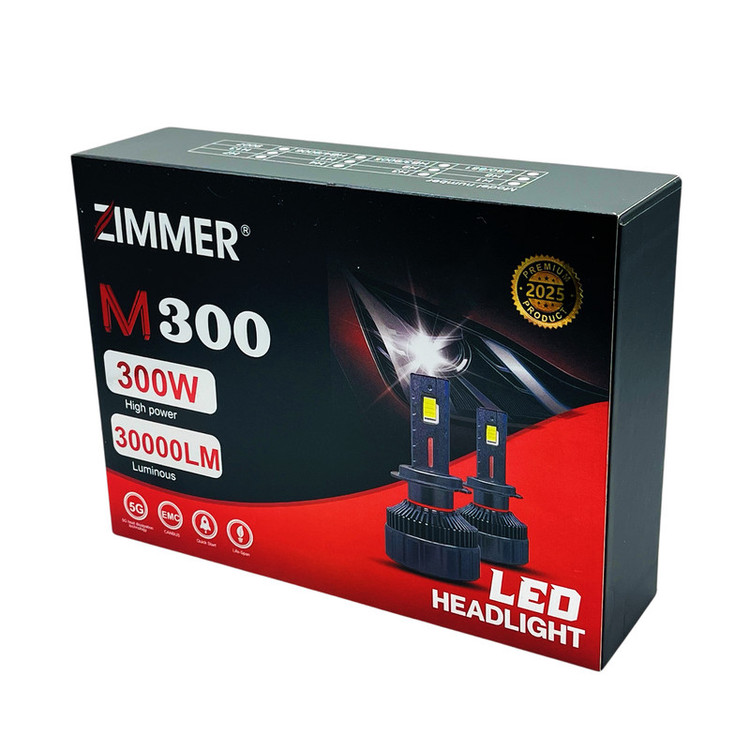 هدلایت لامپ خودرو زیمر مدل M300 پایه H4 بسته دو عددی