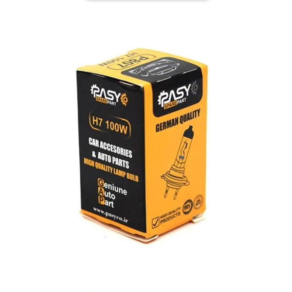 لامپ خودرو پاسیکو مدل 100W P807 پایه H7 بسته دو عددی