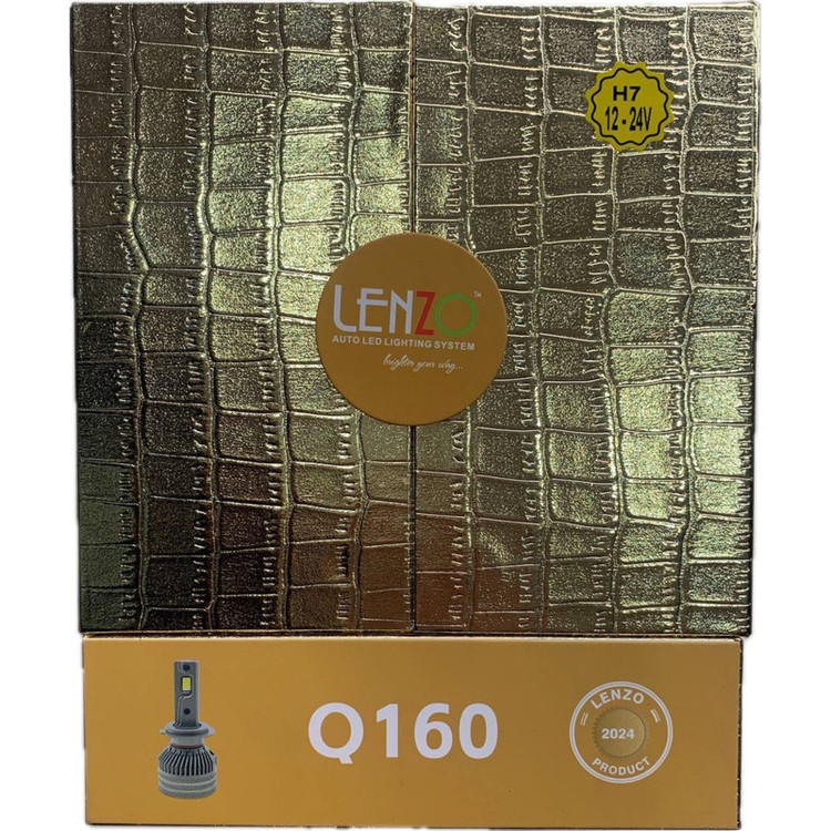 لامپ هدلایت لنزو مدل Q160 پایه H1 بسته 2 عددی
