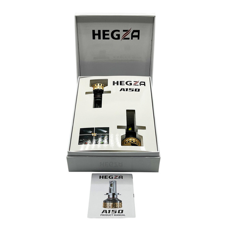 هدلایت لامپ خودرو مدل HEGZA A150 پایه H1 بسته دو عددی