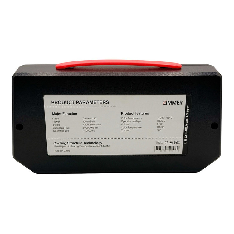 هدلایت لامپ خودرو زیمر مدل GAMMA 120 پایه H7 بسته دو عددی