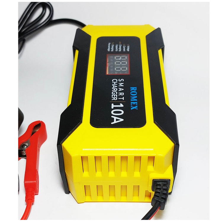 شارژر هوشمند باتری 12 ولت تک فاز رومکس مدل YX-1201-1 ظرفیت 120 وات