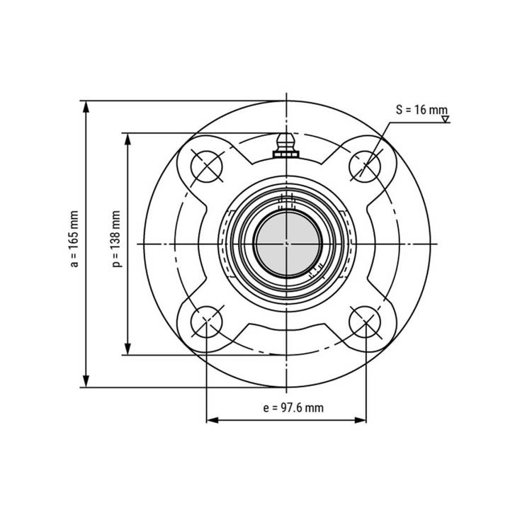یاتاقان مدل UCFC 210