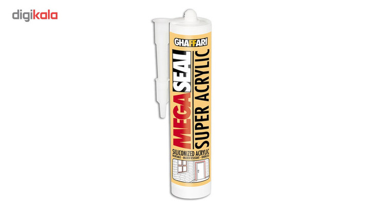 چسب درزگیر سیلیکونی غفاری مدل Super Acrylic سفید وزن 310 میلی