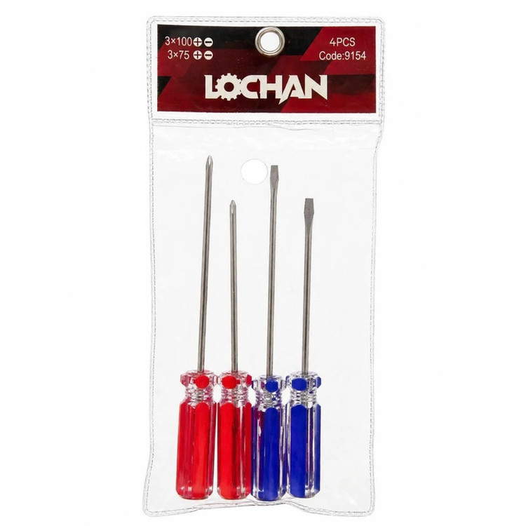 پیچگوشتی دوسو و چهارسو لوچان مدل small03 مجموعه 4 عددی