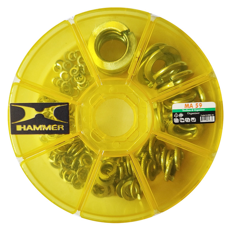 واشر هامر مدل فنری کد Home FIX WF بسته 150 عددی