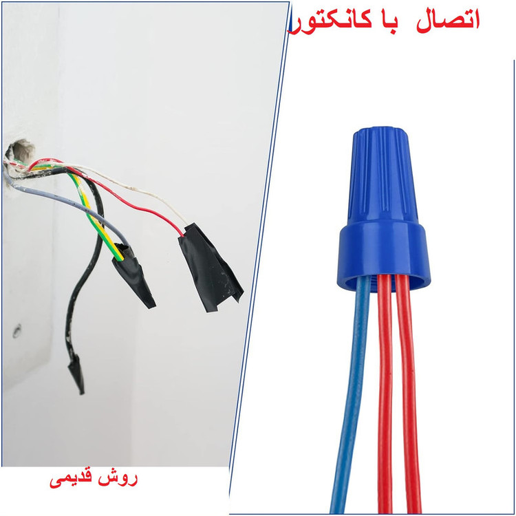 کانکتور پیچی مدل PCH1234 بسته 40 عددی