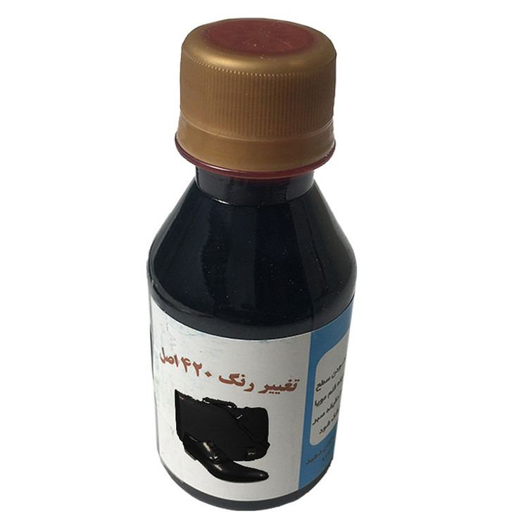 رنگ مشکی تغییر رنگ چرم کد BLk420 حجم 120 میلی لیتر