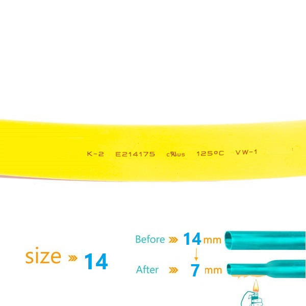 وارنیش حرارتی وو ار مدل YLW-14mm طول 1 متر