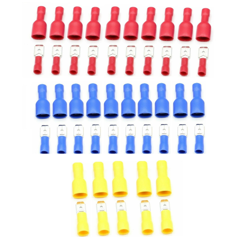 وایرشو نری و مادگی مدل کولری کد FDFD1.5-2.5-6 بسته 50 عددی
