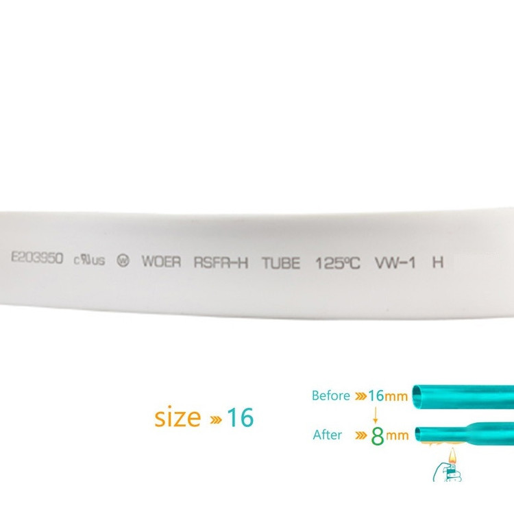 وارنیش حرارتی وو ار مدل WHT-16mm طول 1 متر