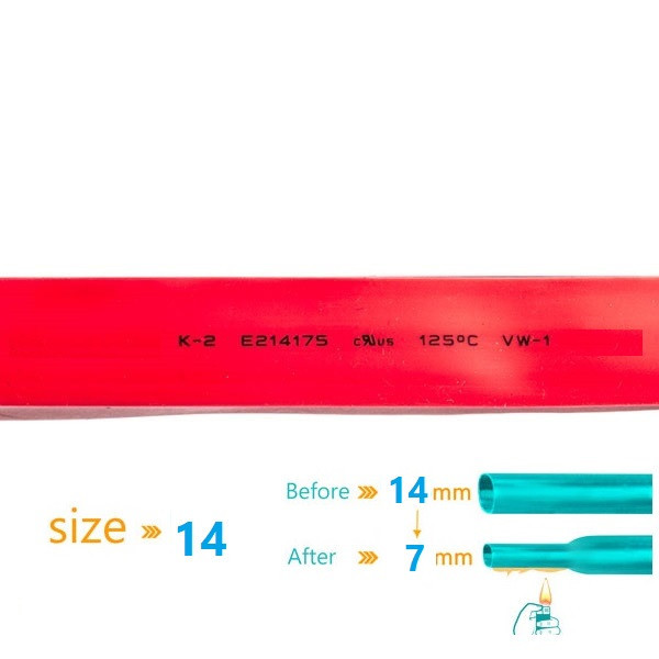 وارنیش حرارتی وو ار مدل MLT14mm -1M مجموعه 5 عددی