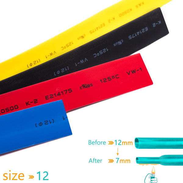 وارنیش حرارتی وو ار مدل MULTI012-1M طول یک متر مجموعه 5 عددی