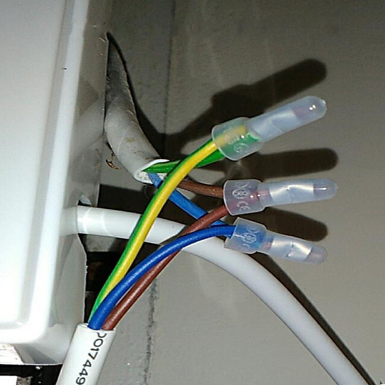 وایرشو ده ده الکتریک گروپ مدل ترمینال کانکتور پرسی کد CE-1 مجموعه 100عددی