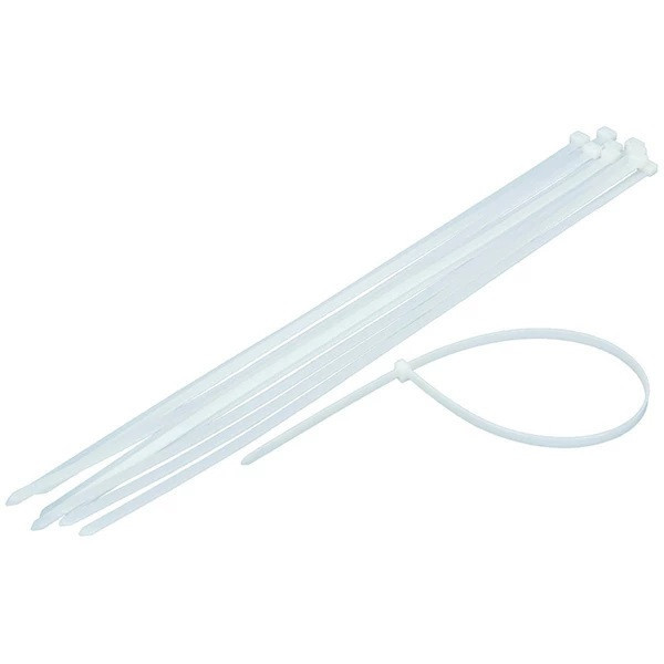 بست کمربندی مدل نایلون کابل تیک سایز 4.8×400 میلیمتر مجموعه 100عددی
