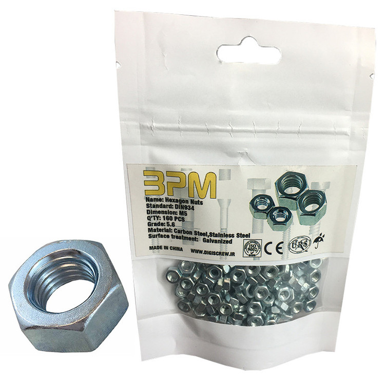 مهره مدل BPM-M5 بسته 160 عددی