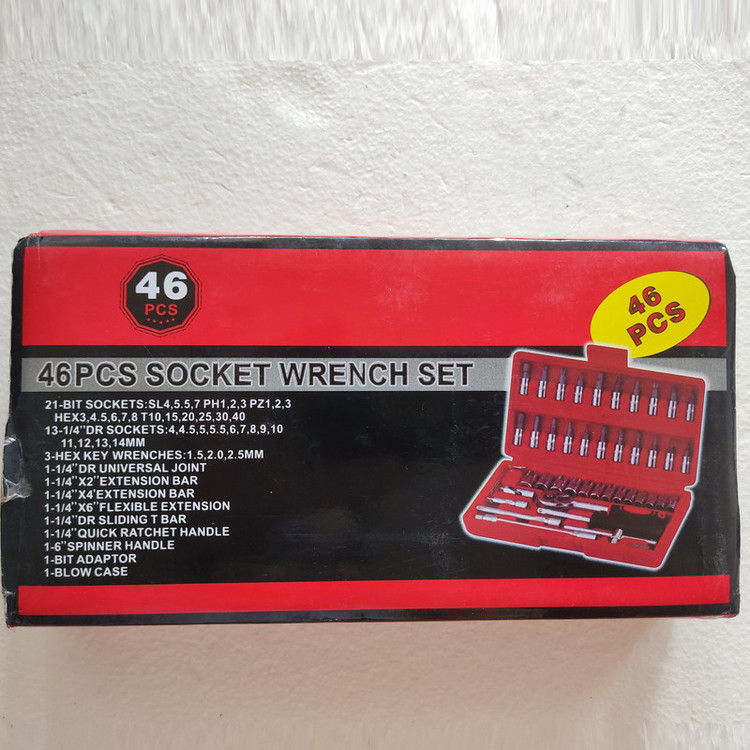 آچار بکس مدل TSS 12 4- 45 مجموعه 46 عددی